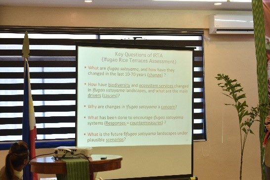Project introduction during the 5th Philippines-Japan Forum on ISMTP