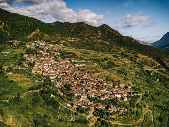 Landscape of Wumu Village, Yunnan, Photoed by Qiubi
