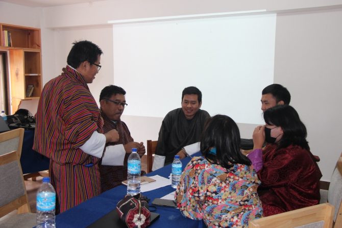 Group discussion at the workshop