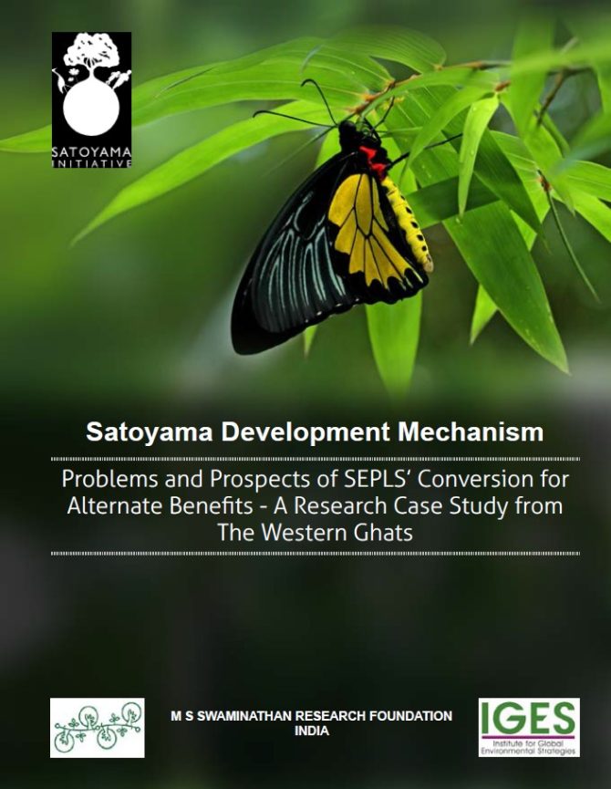 SDM Report: Problems and Prospects of SEPLS’ Conversion for Alternate Benefits – A Research Case Study from The Western Ghats